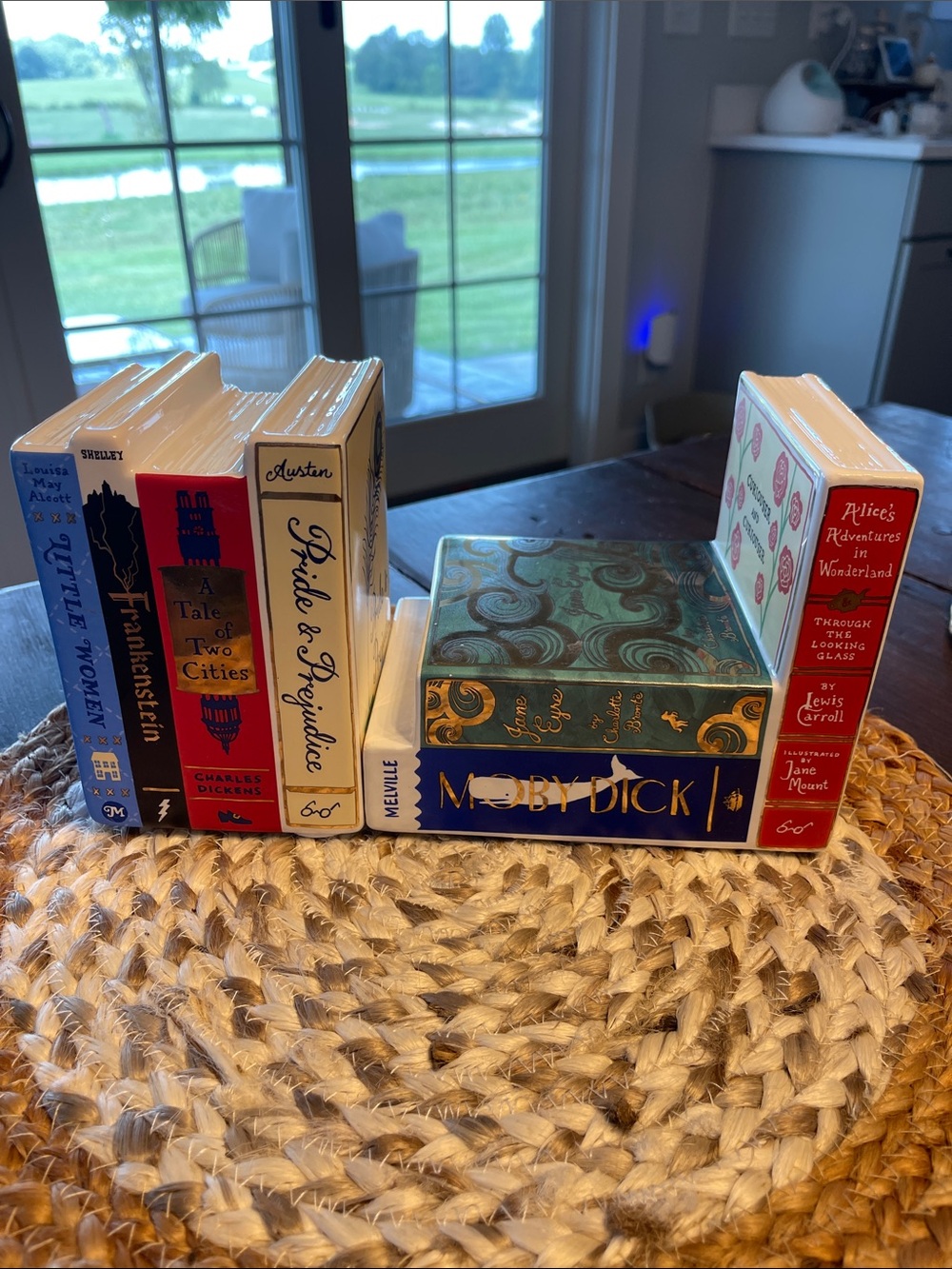 Jane Mount Bibliophile Ceramic Bookends Chronicle Books